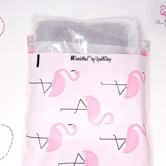 50 10X13 Flamingo Poly Mailers PRICE IS FIRM - Picture 3 of 5